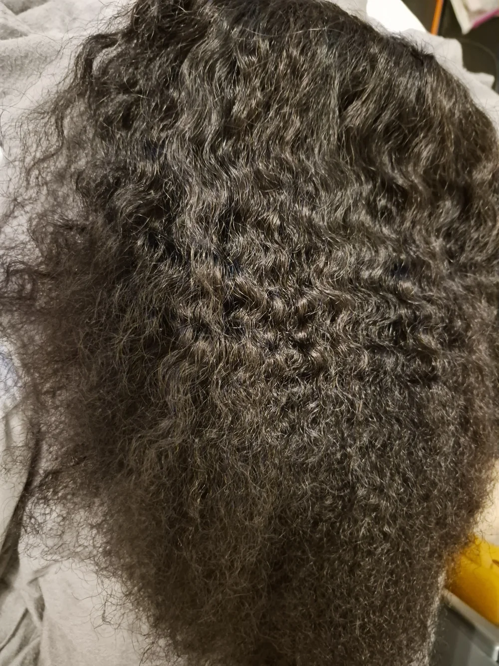 Kinky curly 100%human hair wig